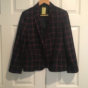 Plaid blazer